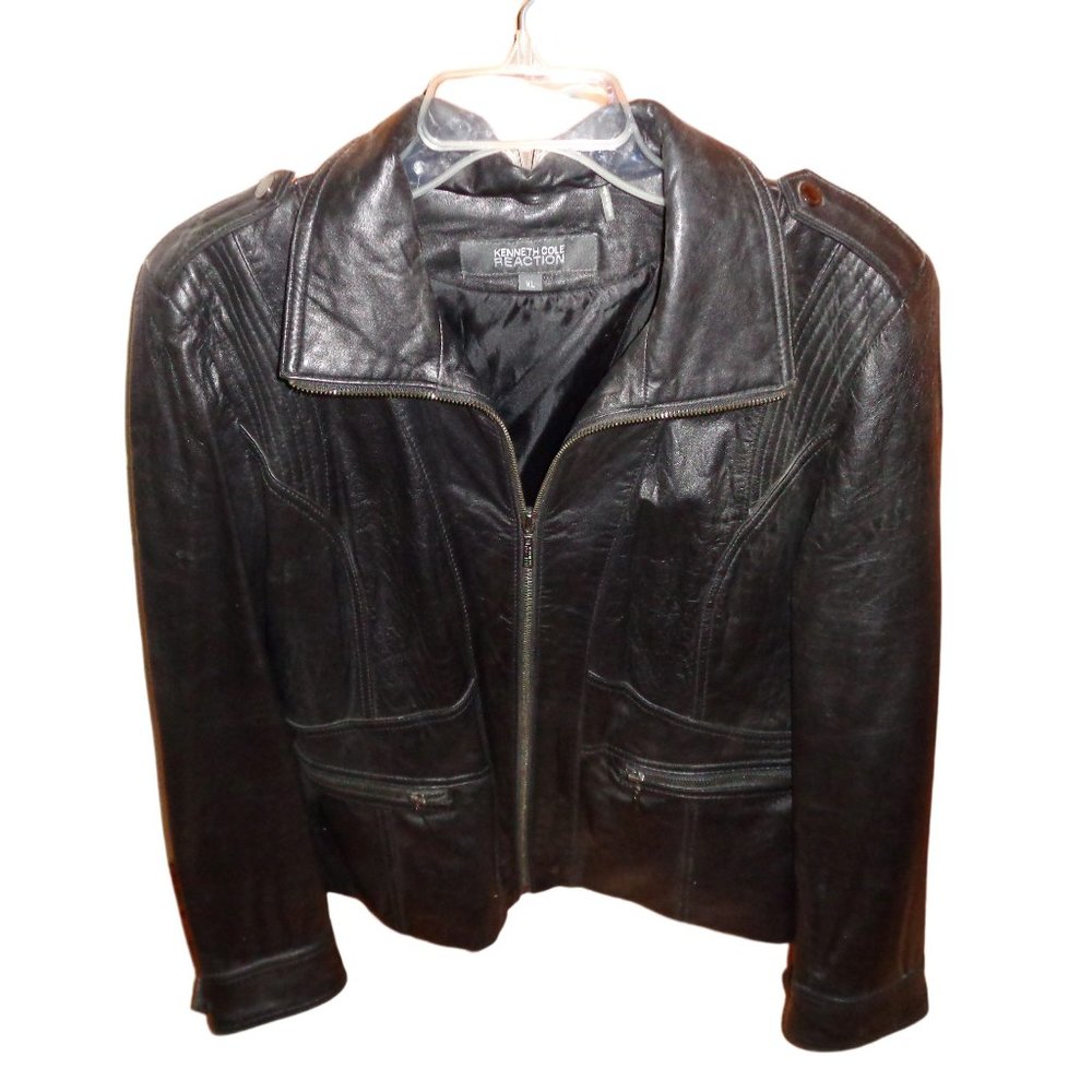 Women's Black Leather Jacket